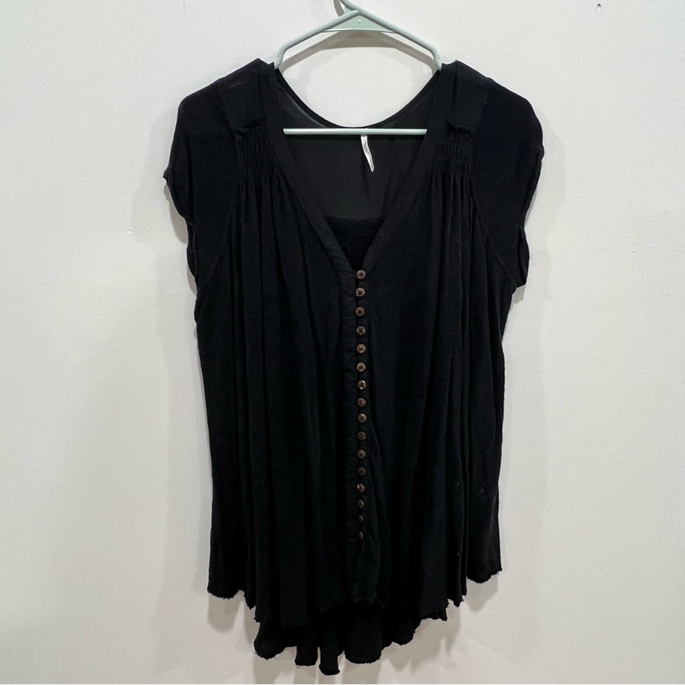 Black Free People Top